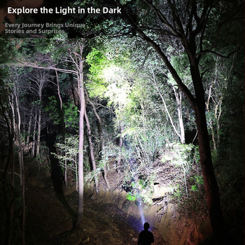 Ručná LED baterka – nabíjateľná, ultra jasná s dlhým dosahom, odolná voči výbuchom, 3-ročná záruka