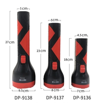DP9137 LED ručna punjiva svjetiljka, 1W, domet 100–200 m, baterija 400 mAh, uključen punjač