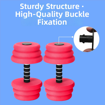 EVA plávajúce činky - určené na plávanie a vodné aktivity, 80 mm, Jinghui guma a plast