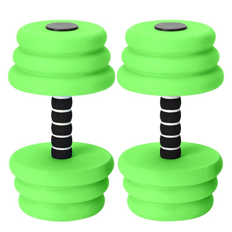 EVA plávajúce činky - určené na plávanie a vodné aktivity, 80 mm, Jinghui guma a plast