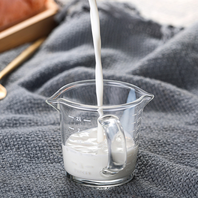 Staklena šalice za čaj s držačem, japanskog stila, otporna na visoke temperature, ručno puhana, ispisano logo