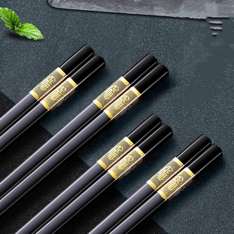 Ξυλάκια φαγητού από ανοξείδωτο χάλυβα 316, νέο κινεζικό στυλ, λεπτομερές σχέδιο, για ενήλικες