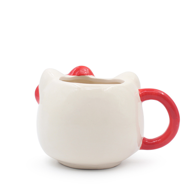 Keramický hrnček s karikatúrnym dizajnom, ekologický, prispôsobiteľný