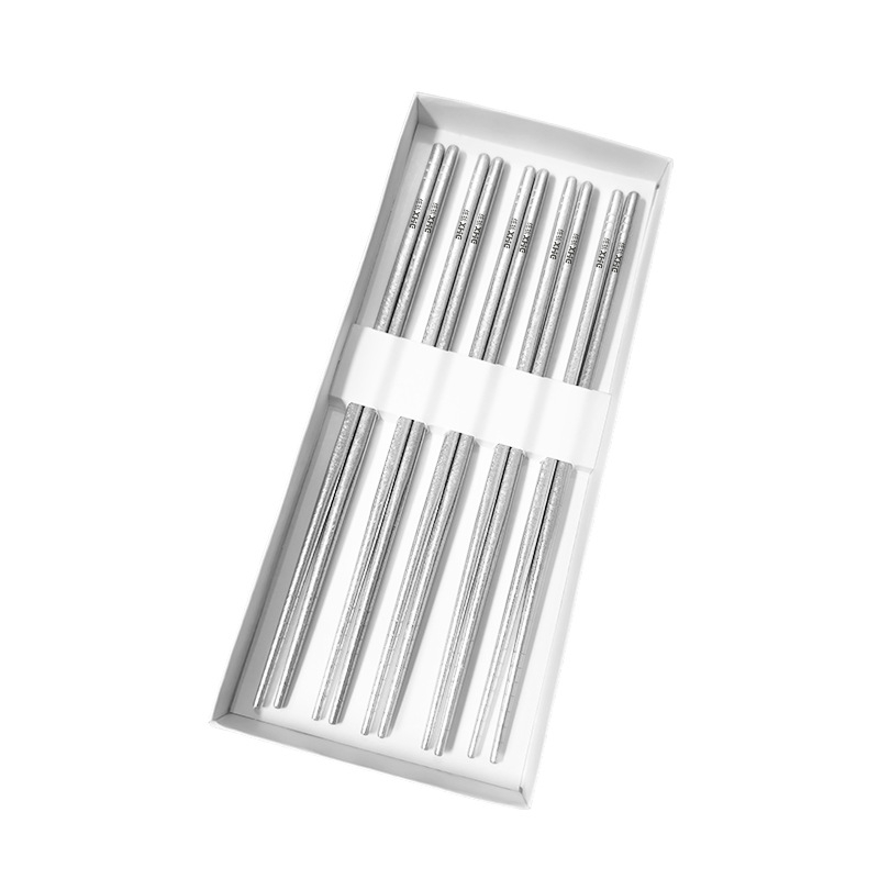 Ξυλάκια από καθαρό τιτάνιο για οικιακή χρήση – μοντέρνο μινιμαλιστικό στυλ, καθρέπτης φινίρισμα, προσαρμογή με λογότυπο