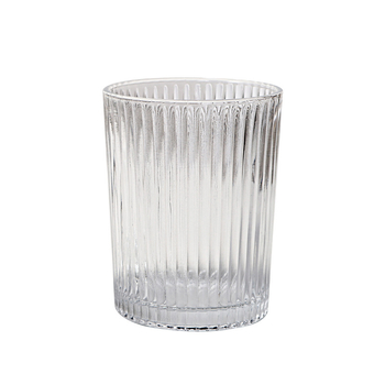 Ποτήρι γυάλινο για ροφήματα | Σύγχρονος μινιμαλιστικός σχεδιασμός, χωρίς λαβή και καπάκι | Γυαλί υψηλής θερμικής αντοχής | Πιεστό, ημι-χειροποίητο