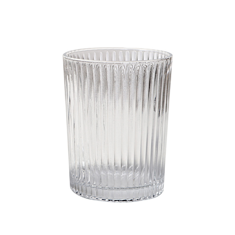 Ποτήρι γυάλινο για ροφήματα | Σύγχρονος μινιμαλιστικός σχεδιασμός, χωρίς λαβή και καπάκι | Γυαλί υψηλής θερμικής αντοχής | Πιεστό, ημι-χειροποίητο