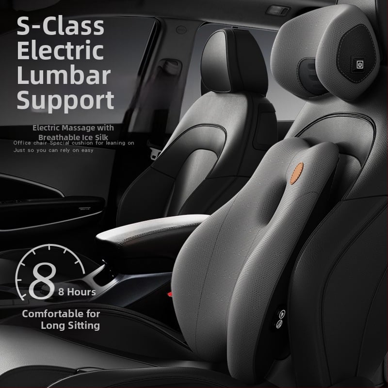 Bedrová opora do auta s vankúšom, pamäťová pena, nordický štýl, pre všetky ročné obdobia, univerzálna kompatibilita s vozidlami