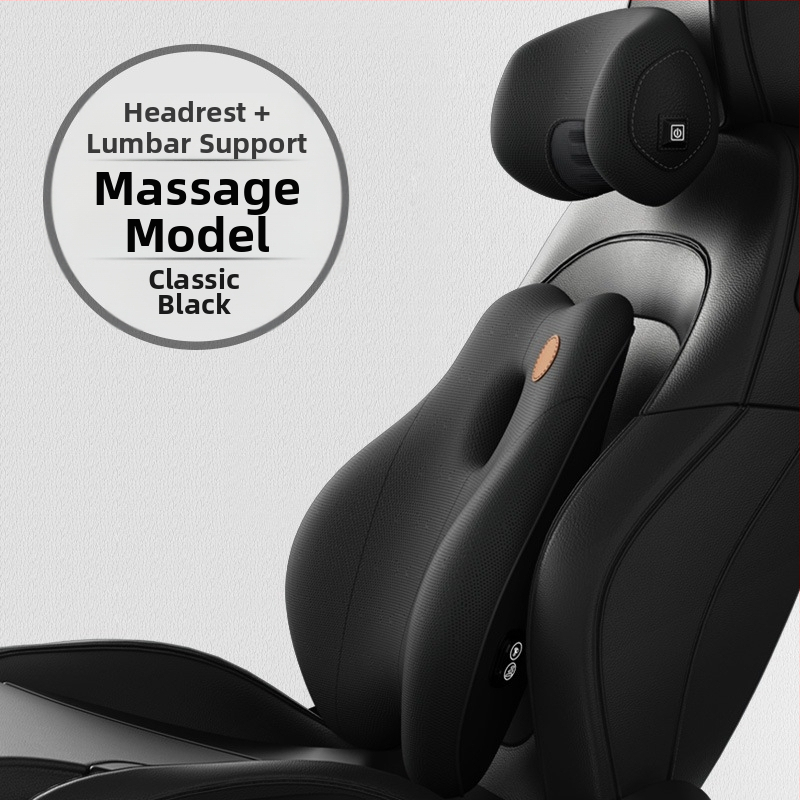 Bedrová opora do auta s vankúšom, pamäťová pena, nordický štýl, pre všetky ročné obdobia, univerzálna kompatibilita s vozidlami