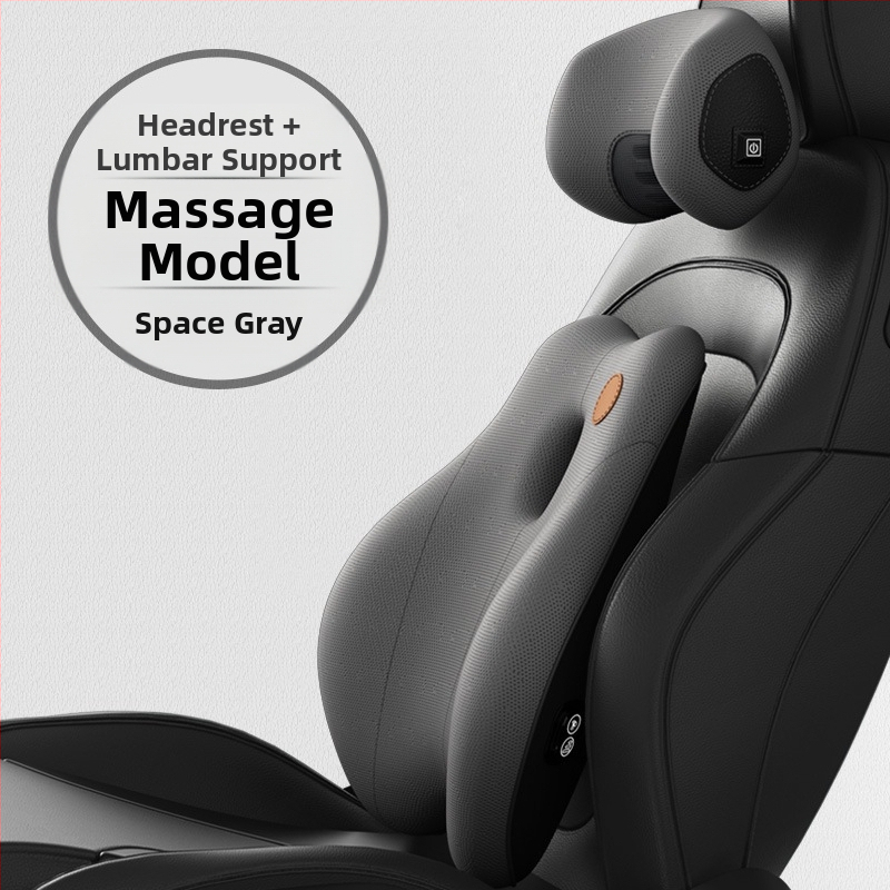 Bedrová opora do auta s vankúšom, pamäťová pena, nordický štýl, pre všetky ročné obdobia, univerzálna kompatibilita s vozidlami