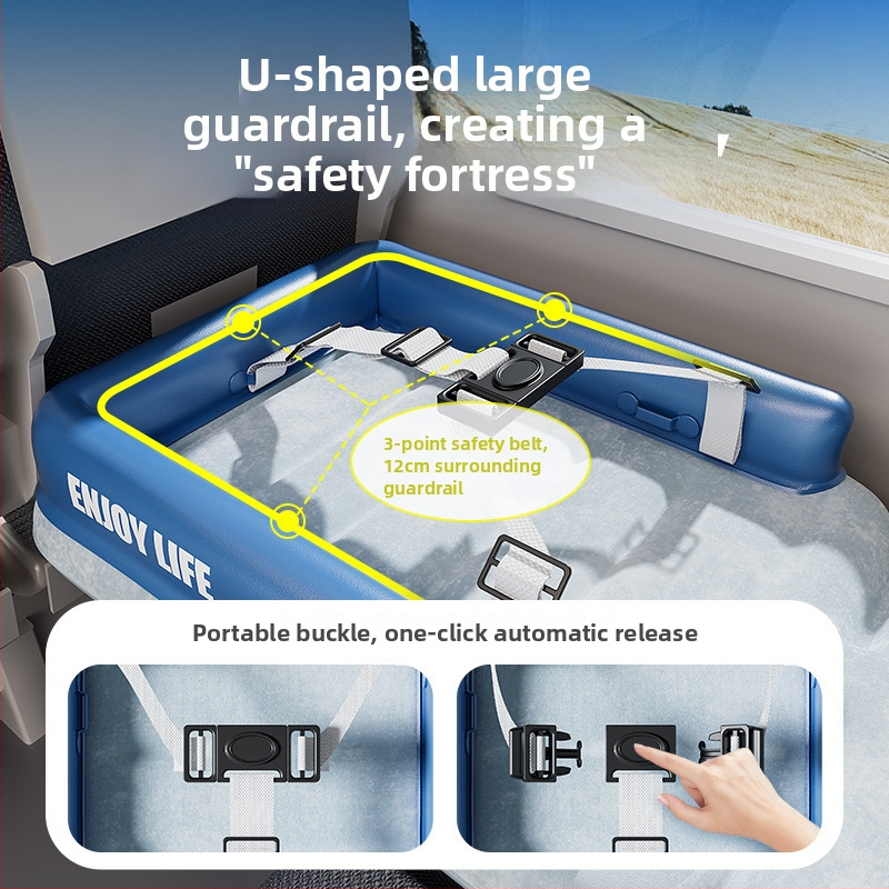 Jiashu puhutav beebi- ja lapsevoodi — kaasaskantav reisivoodi flokseeritud pinnaga, kaal 0.25 kg, maksimaalne kandevõime 140 kg