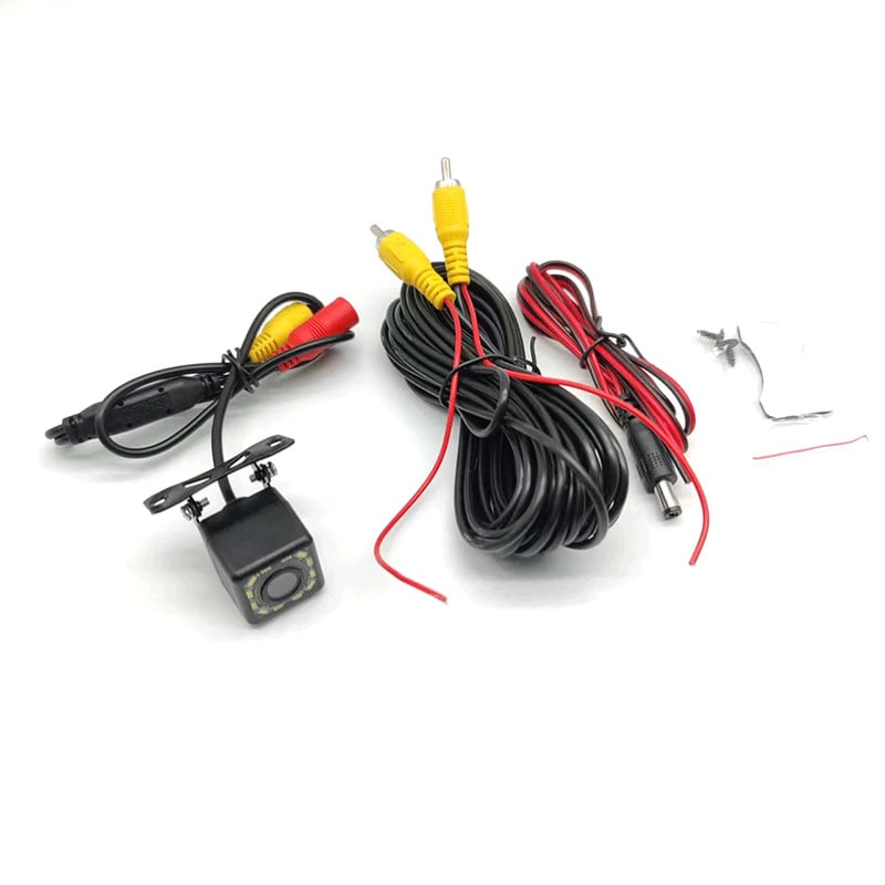 Camera de marșarier pentru mașină cu rezoluție 1920x1080, formate video NTSC/PAL/AHD720P/AHD1080P, alimentare 12V, suport reglabil la 90°, IP67/IP68 rezistență la apă