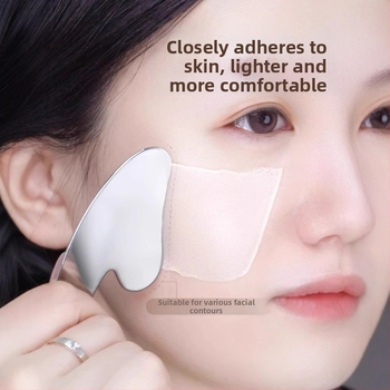 Guoxiaoniu špachtľa na bázu s tvarom srdca, nerezová oceľ, dvojstranný nástroj na nanášanie a zoškrabanie