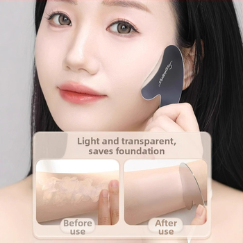 Guoxiaoniu špachtľa na bázu s tvarom srdca, nerezová oceľ, dvojstranný nástroj na nanášanie a zoškrabanie