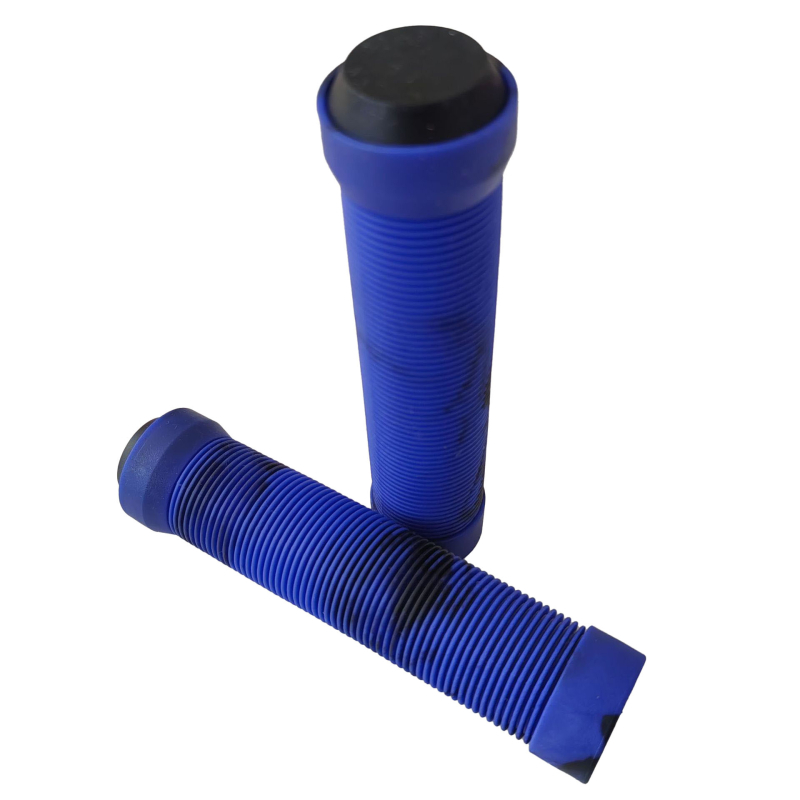 Двойка гумирани ръкохватки за планински велосипед — антихлъзгави, ударопоглъщащи, материал гума