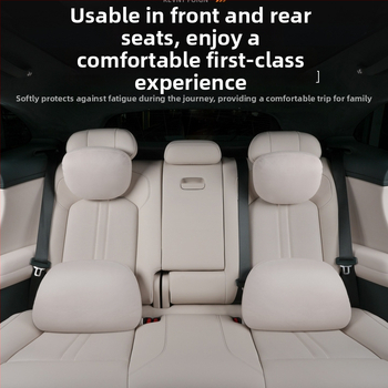 Automobiļu magnētiskais galvas balsts ar muguras lejasdaļas atbalstu — universāla uzstādīšana, visu sezonu lietošanai, ārējais materiāls kokvilna, pildījums sintētiskās šķiedras