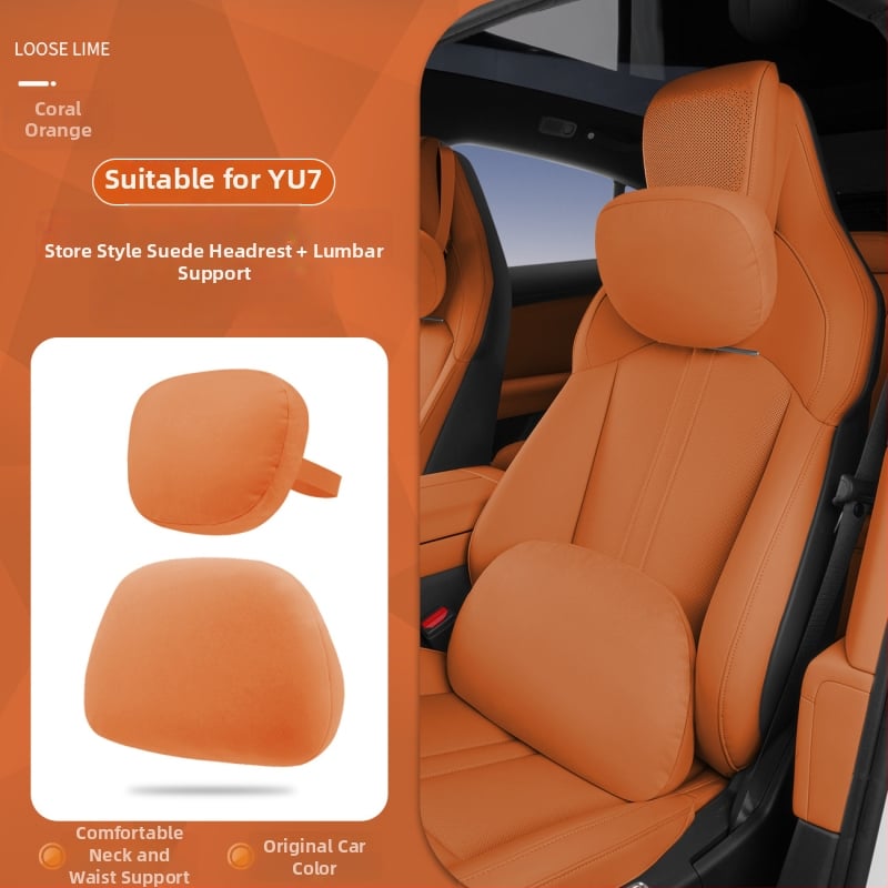 Automobiļu magnētiskais galvas balsts ar muguras lejasdaļas atbalstu — universāla uzstādīšana, visu sezonu lietošanai, ārējais materiāls kokvilna, pildījums sintētiskās šķiedras