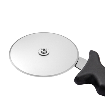 Jane Meichen Sada nástrojov na pizzu: krájač na pizzu a lopatka na pizzu, nerezová oceľ, nepravidelný tvar, set na pečenie