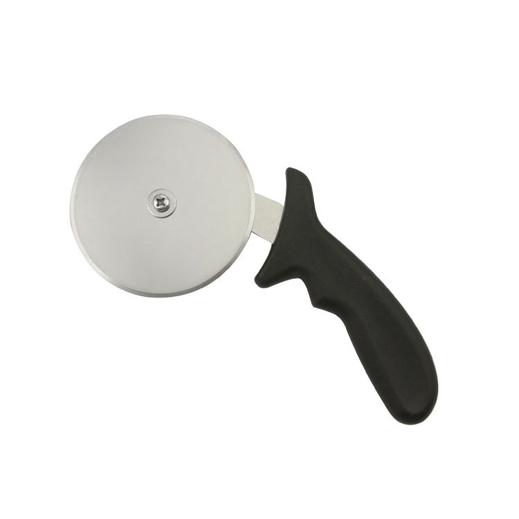 Jane Meichen Sada nástrojov na pizzu: krájač na pizzu a lopatka na pizzu, nerezová oceľ, nepravidelný tvar, set na pečenie