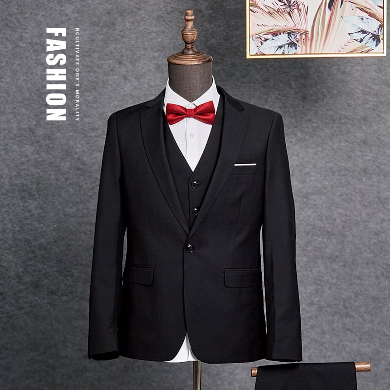 Pánska vesta z bavlneného zmesi, štíhly strih, bez goliera, jednoradové zapínanie, vhodná na svadbu