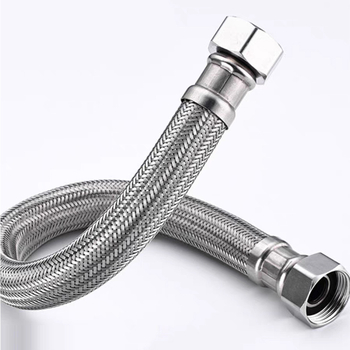 RG-08 kovová hadič z 304 nerezovej ocele pre vodovodný systém kúrenia, závitové pripojenie, menovitý tlak 1,6 MPa, 0–100°C