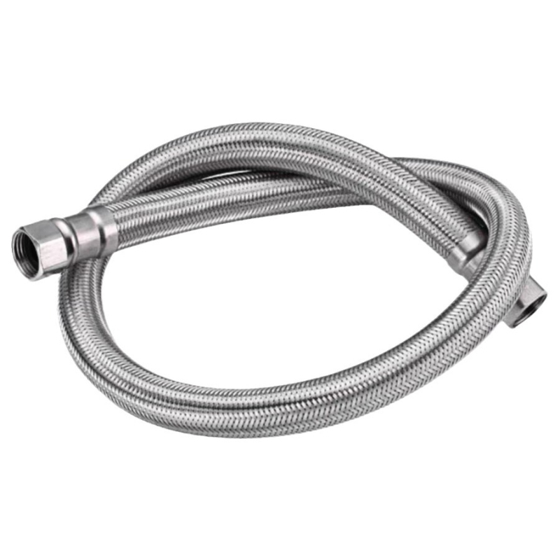 RG-08 kovová hadič z 304 nerezovej ocele pre vodovodný systém kúrenia, závitové pripojenie, menovitý tlak 1,6 MPa, 0–100°C