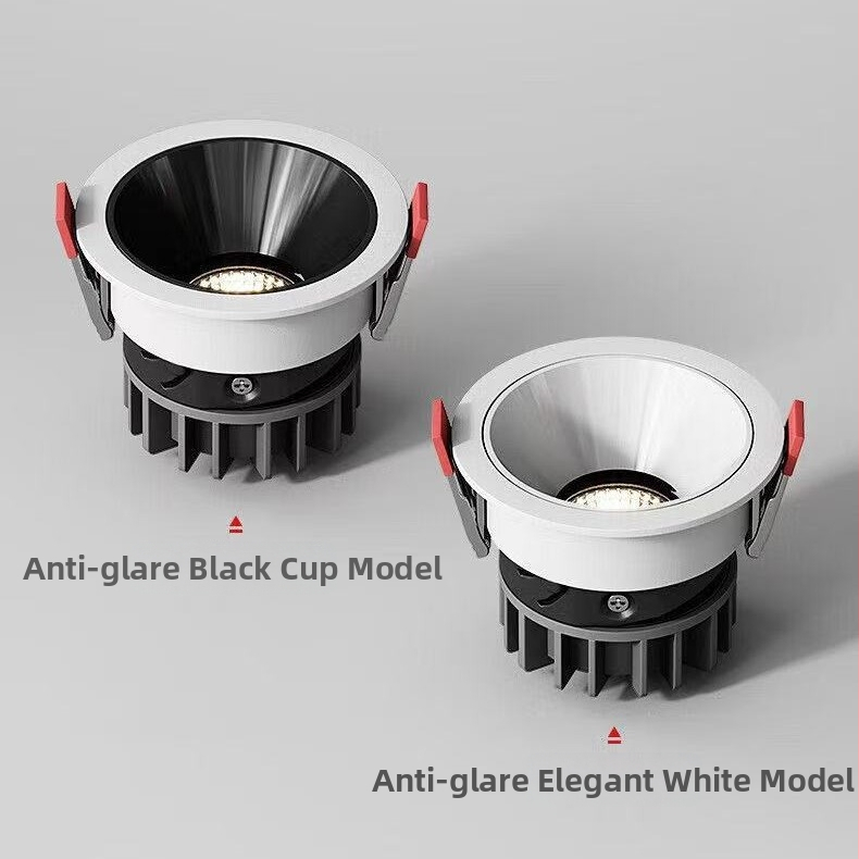 Vnútorný LED nástenný reflektor na strop, anti-glare, stmievateľný, hliníkové puzdro, 220V, moderný minimalistický štýl, CRI ≥90