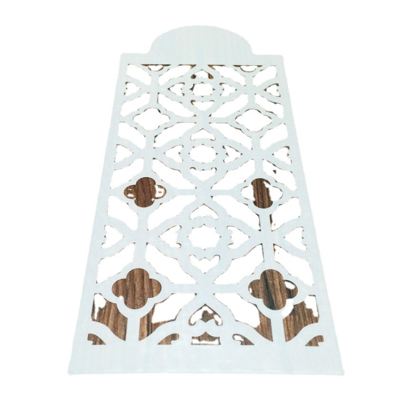 Forma na zdobenie tortov s nepravidelným tvarom a dutým šablónovým vzorom s čipkou pre postrekovanie