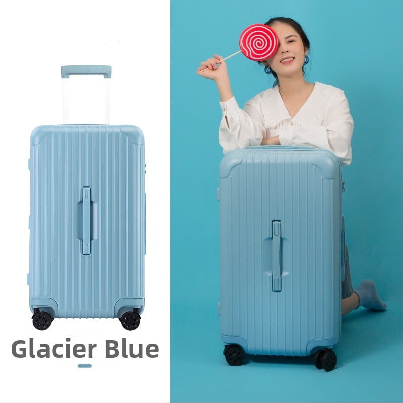 Ceļojumu koferis ar ABS/PC korpusu, atvērums ar rāvējslēdzēju, ūdensizturīgs un pret zādzību, universālie riteņi, modelis JH.