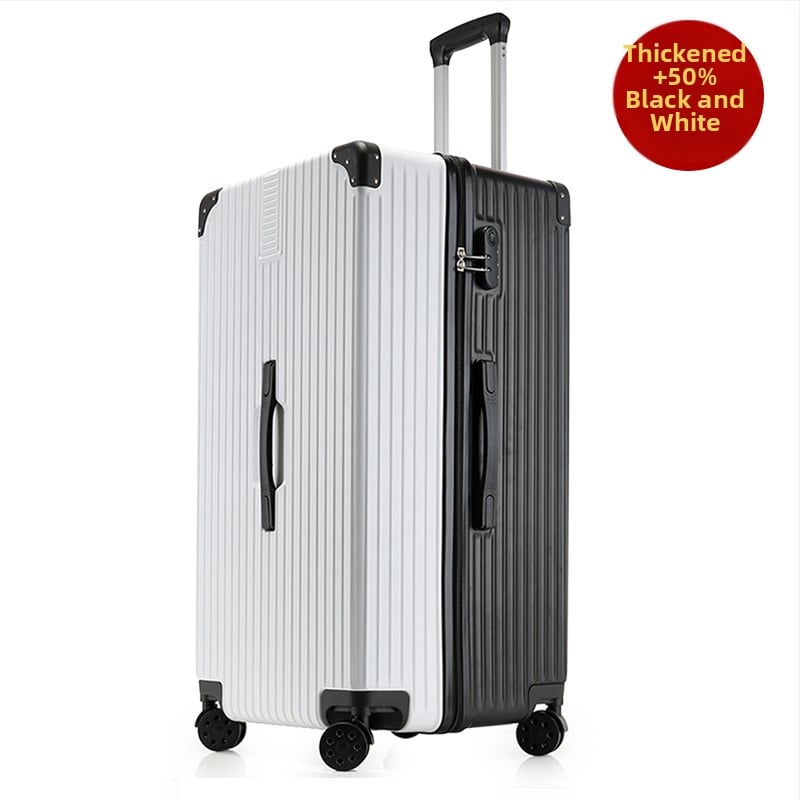 Ceļojumu koferis ar ABS/PC korpusu, atvērums ar rāvējslēdzēju, ūdensizturīgs un pret zādzību, universālie riteņi, modelis JH.