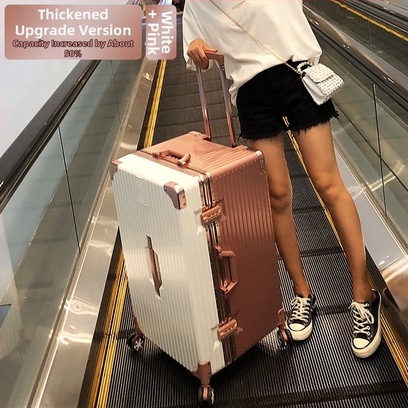 Ceļojumu koferis ar ABS/PC korpusu, atvērums ar rāvējslēdzēju, ūdensizturīgs un pret zādzību, universālie riteņi, modelis JH.