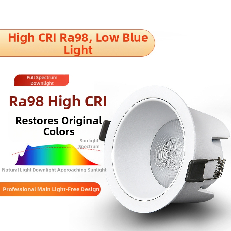 Inteligentné LED zabudované stropné svetlo pre domácnosť, hliníkové puzdro, 220V, CRI ≥95, inteligentné ovládanie, vhodné do obývačky, spálne a jedálne