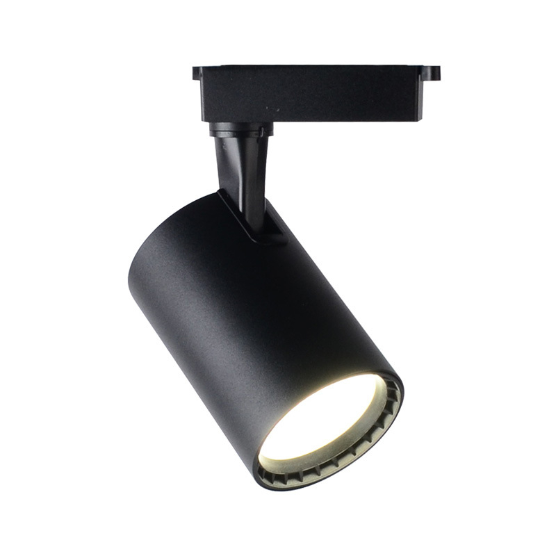 LED svetlo na lište s nastaviteľným uhlom, COB zdroj svetla, 220V, hliníkové puzdro, CRI 80–89