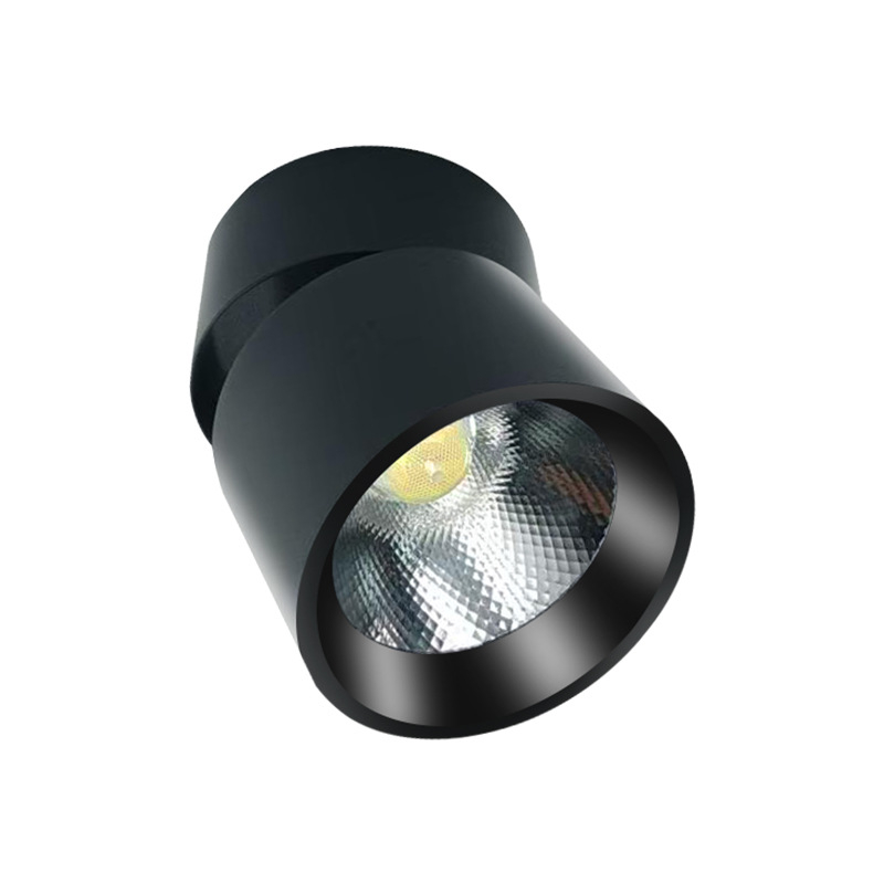 LED stropné svietidlo s nastaviteľným uhlom, 220V, hliníkové puzdro, CRI ≥95