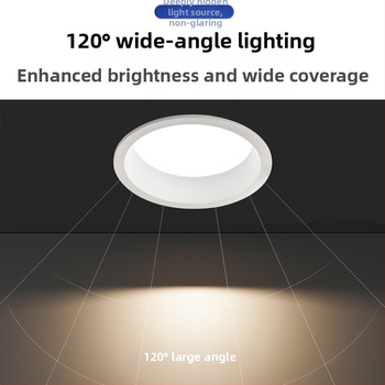 LED downlight s skrytou inštaláciou, viacfarebná regulácia teploty farieb, CRI 80–89, hliníkový odliatok puzdro