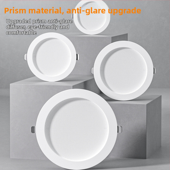 LED zapustené stropné downlight s skrytým montážom, 220V, 6500K, CRI 80–89, životnosť 20 000 h