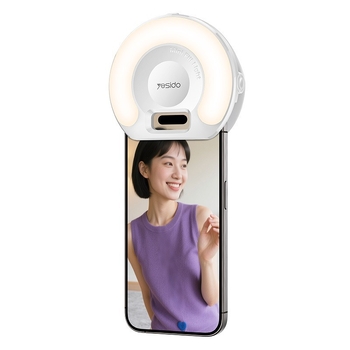 LED dopĺňajúce svetlo pre živé vysielanie, ručné selfie svetlo s tromi teplotami, kompatibilné s telefónom a notebookom, nastaviteľné 2500K-9900K, 5V, DH13