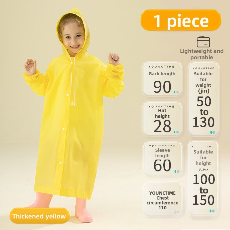 Detské EVA pončo, zhustený materiál, pre jedného používateľa