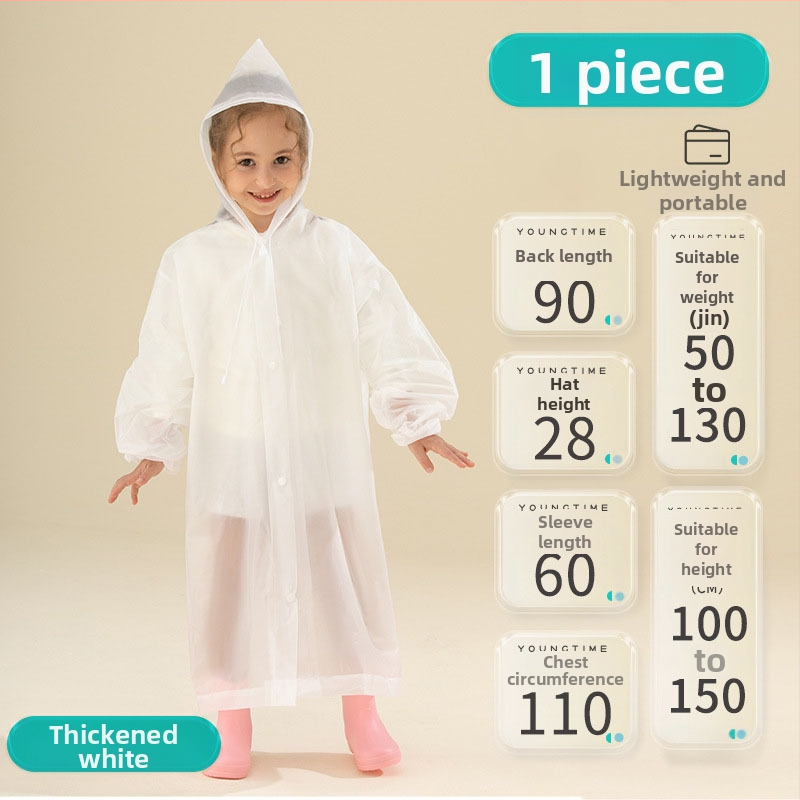 Detské EVA pončo, zhustený materiál, pre jedného používateľa