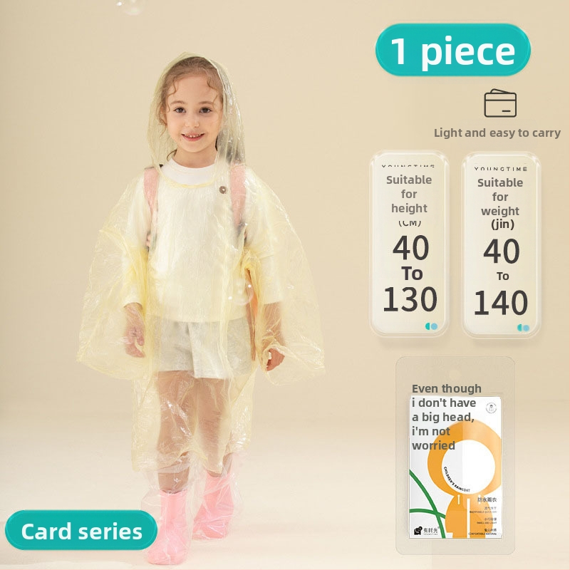 Detské EVA pončo, zhustený materiál, pre jedného používateľa