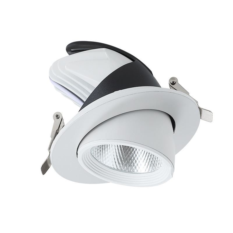 LED reflektor v tvare nosa slona, zabudovaný, výsuvný, 220V, hliníkové telo, model 812, osvetlenie steny pre vitríny s oblečením, dosah 5 m²