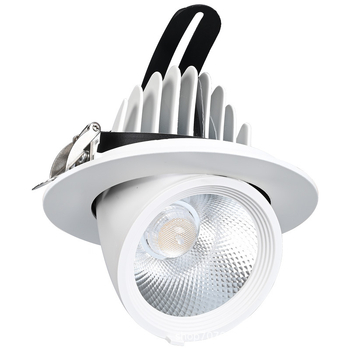 Vstavané viacsmerné stienne umývacie svetlo s COB LED, 220V, nastaviteľný uhol, hliníkový plášť, CRI ≥95