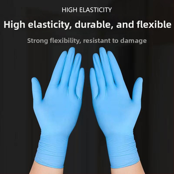 Jednorázové nitrilové rukavice pre priemyselnú údržbu – odolné proti olejom, vodeodolné, odolné proti kyselinám a zásadám