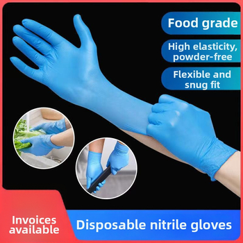 Jednorázové nitrilové rukavice pre priemyselnú údržbu – odolné proti olejom, vodeodolné, odolné proti kyselinám a zásadám