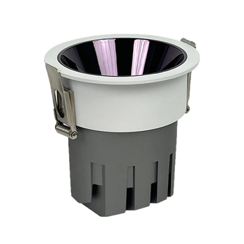 Умен вградяем COB спот за дневна стая, CRI ≥95, напрежение до 36V, димиране и настройка на цвета до 10 000 нива, модел RT-R03, алуминиев корпус