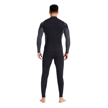 1.5 mm neoprénový wetsuit so split top, dlhé rukávy, unisex pre dospelých, na potápanie a šnorchlovanie