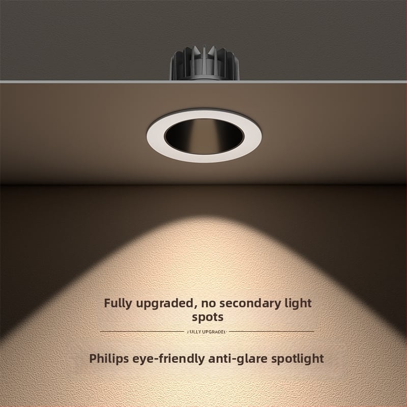 LED vstavané osvetlenie na stenu – proti oslneniu, model JR-888, hliníkové puzdro, napätie ≤36V, CRI ≥95