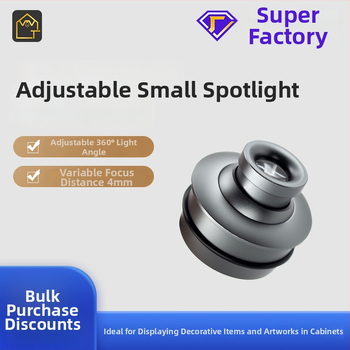 LED reflektor s premenlivým zaostrením, zabudované osvetlenie vitrín, hliníkové puzdro, 12V, Xupai Lighting, model XZYD-002