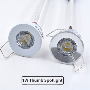 LED stropné a pultové svietidlo s 1W mini reflektorom, hliníkové telo, 220V, bez inteligentného ovládania