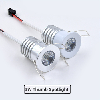 LED stropné a pultové svietidlo s 1W mini reflektorom, hliníkové telo, 220V, bez inteligentného ovládania