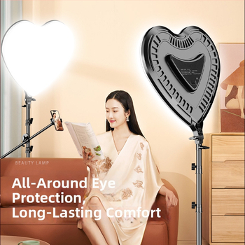 Осветител за лайв стрийминг на стойка — DD-350, 10-50W, 220V, три температури на светлината